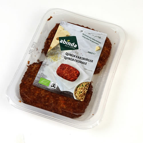 Abinda Burger quinoa-fromage bio 2x100g
